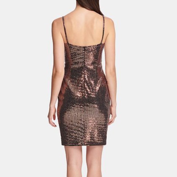Guess Metallic Dress (Copper) - Picture 2 of 3